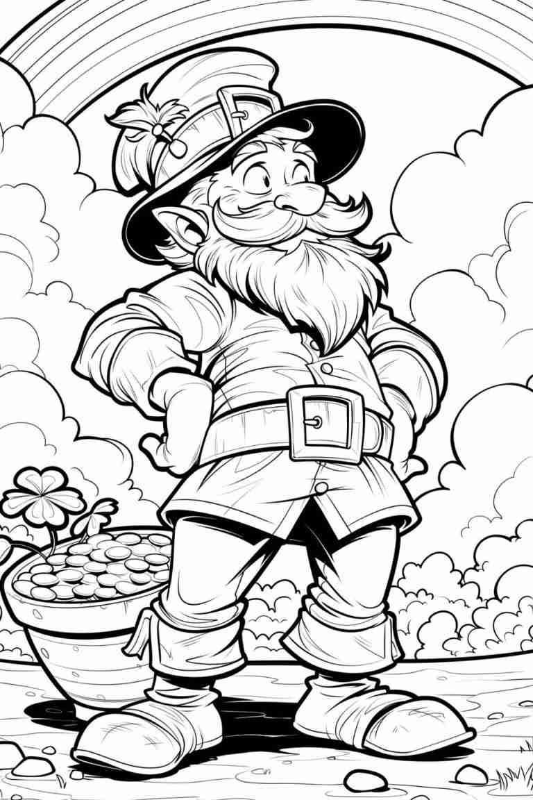 Leprechaun Coloring