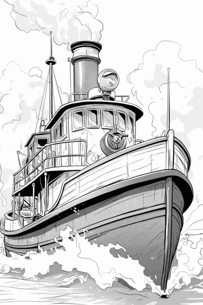 Cartoon Boat