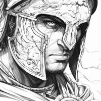 Alexander the Great Coloring Page