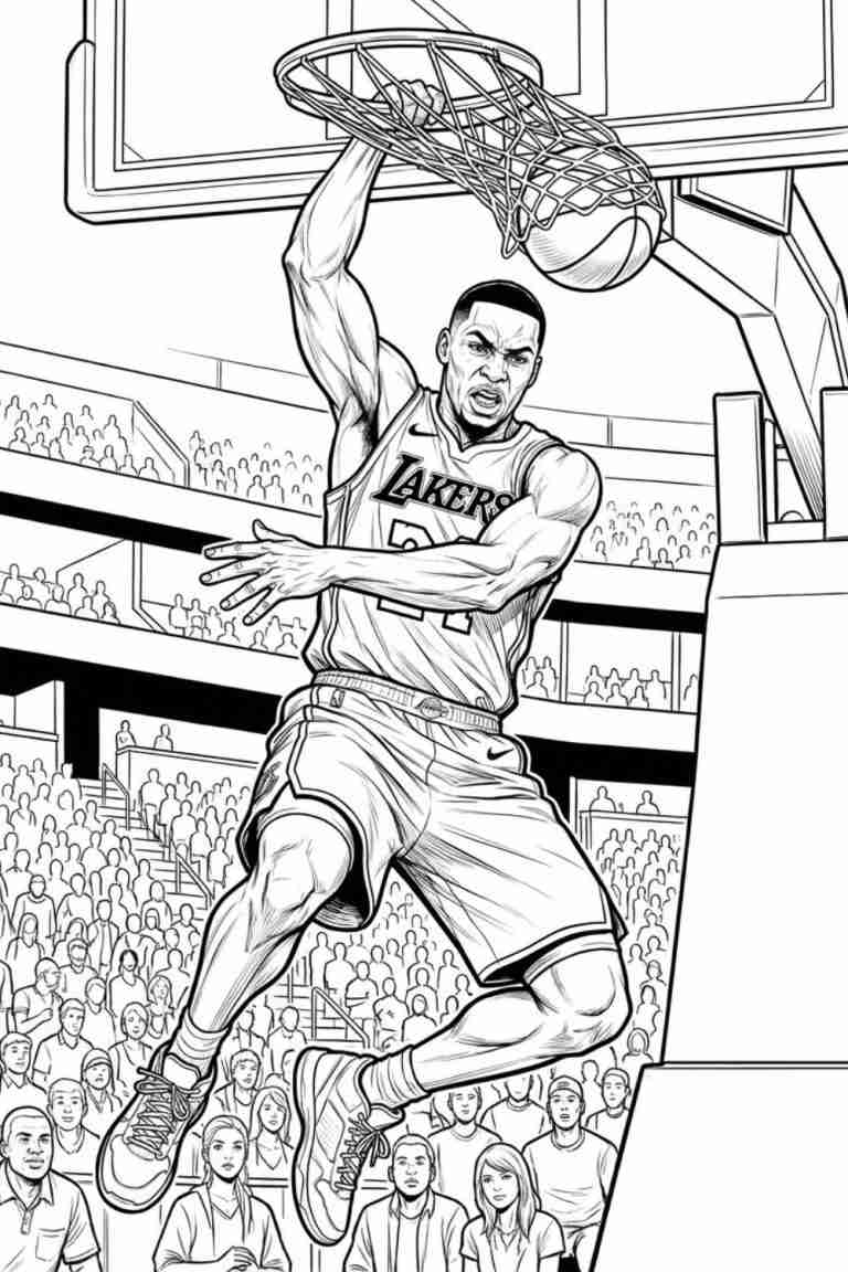 Basketball Slam Dunk