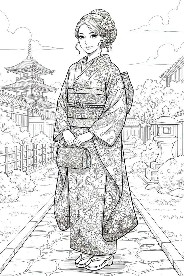 Japanese Woman in Komono