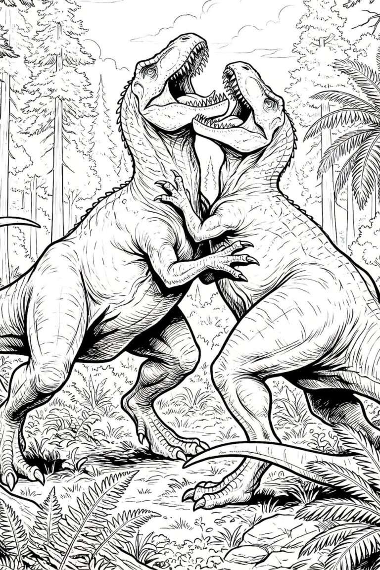 Megalosaurus Coloring Page Drawing