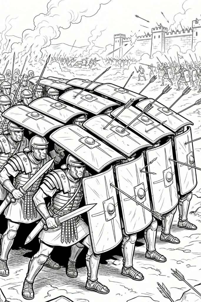 Roman Army Tortoise Formation